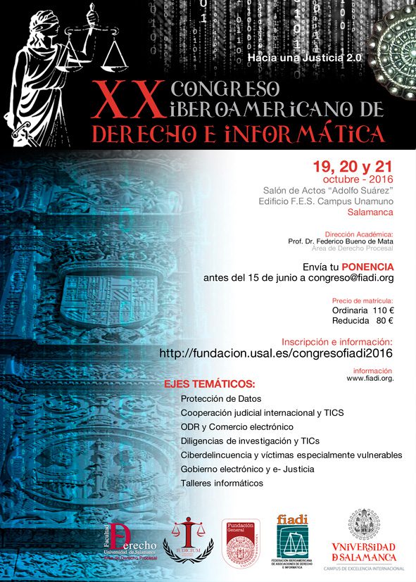 XX Congreso Iberoamericano de Derecho e Informática